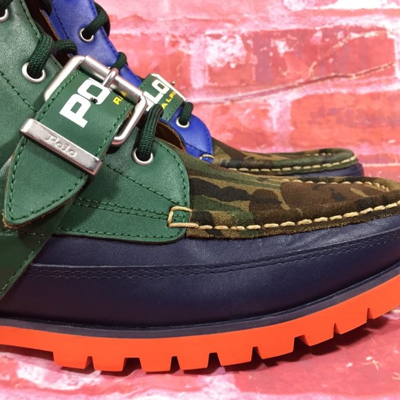 COPY - POLO SPORT RALPH LAUREN RANGER BOOTS GREEN NAVY main image 3